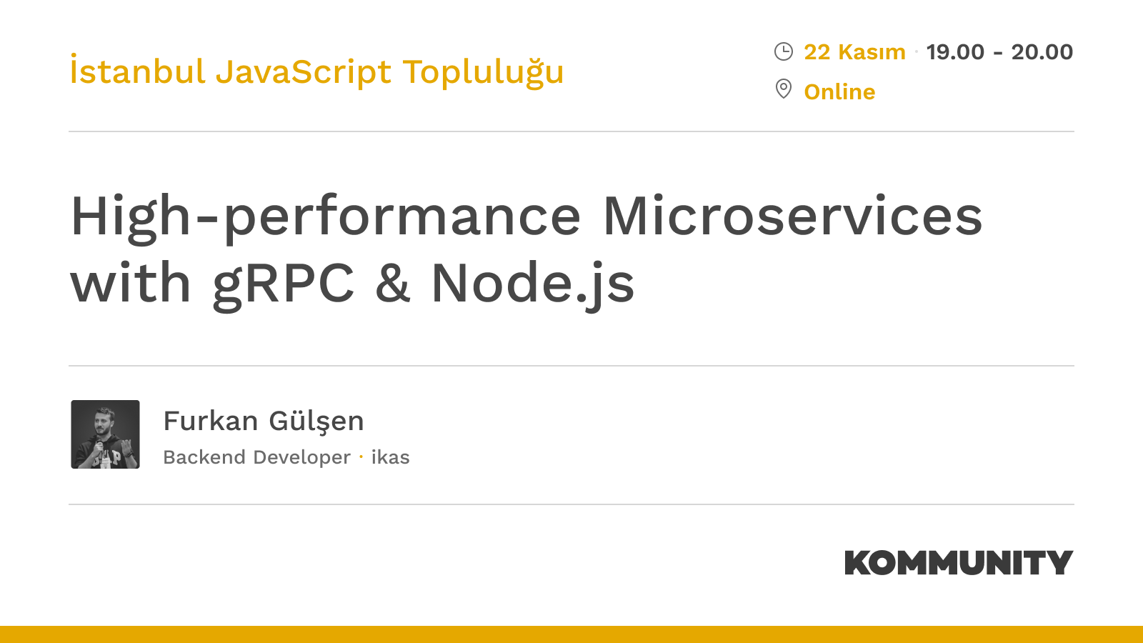 High Performance Microservices With GRPC Node Js Kommunity