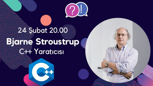 C++' ın Yaratıcısı Bjarne Stroustrup ile Soru&Cevap