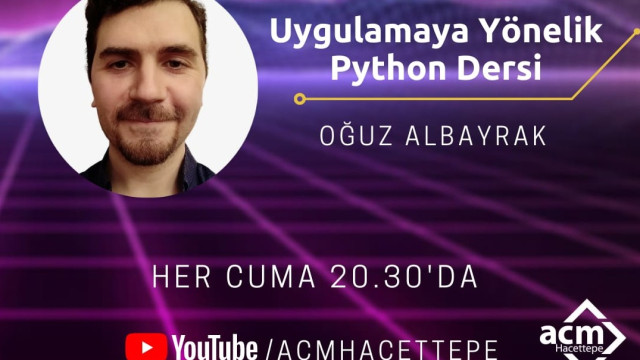 Uygulamaya Yönelik Python Dersleri