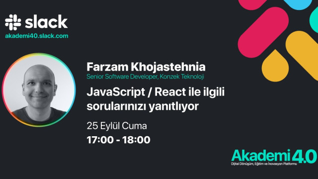 React/JavaScript Slack Soru Cevap Etkinliği