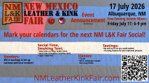 Free NM Leather & Kink Fair - Vendors, Classes, Socials