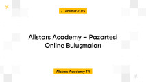 Allstars Academy – Pazartesi Online Buluşmaları