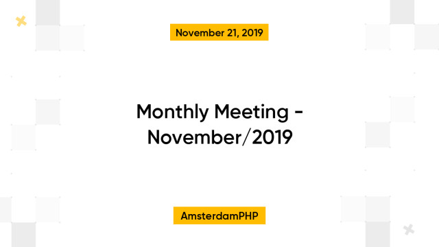 Monthly Meeting - November/2019