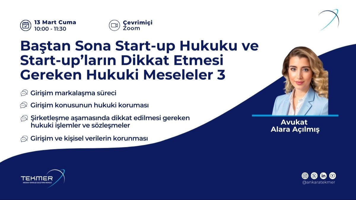 Av. Alara Açılmış ile Baştan Sona Start-up Hukuku 3
