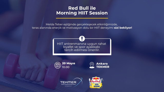 Red Bull ile Morning HIIT Session