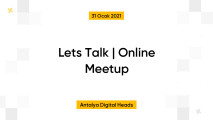 Lets Talk | Online Meetup