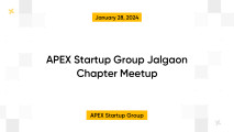 APEX Startup Group Jalgaon Chapter Meetup