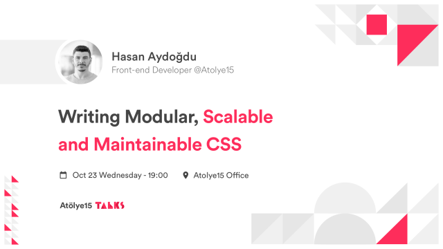 Writing Modular, Scalable and Maintainable CSS