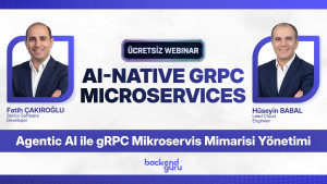 Agentic AI ile Sıfırdan gRPC Mikroservis Geliştirme | Ücretsiz Canlı Webinar