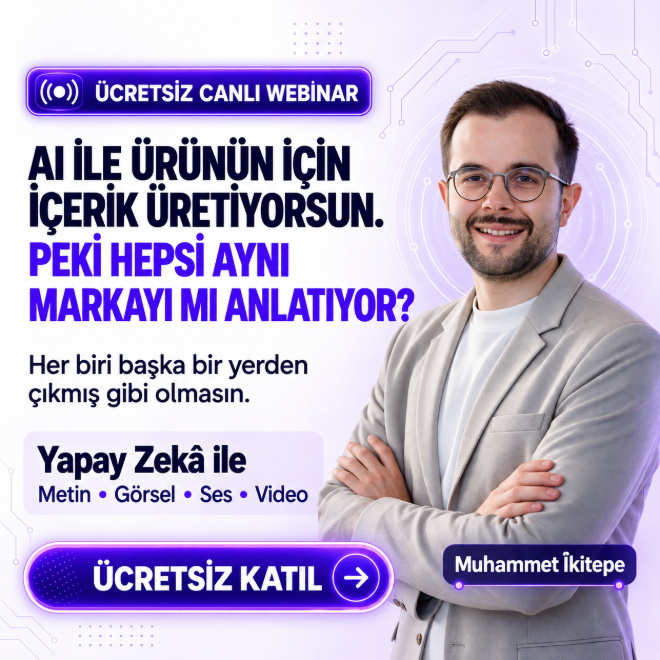 Üretken Yapay Zekâ ile İçerik Üretimi (Metin • Görsel • Ses • Video)