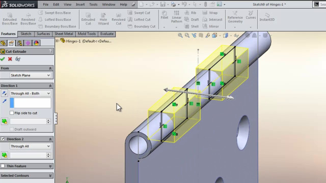 SolidWorks ile Menteşe Modelleme ve Montaj