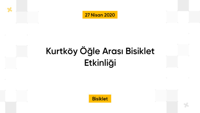Kurtköy Öğle Arası Bisiklet Etkinliği