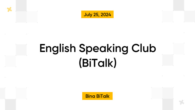 English Speaking Club (BiTalk)