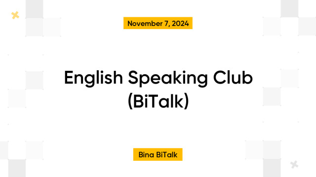 English Speaking Club (BiTalk)