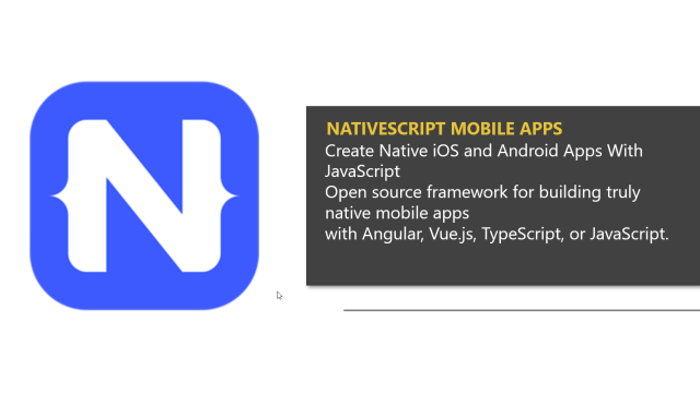 NATIVESCRIPT MOBILE APPS