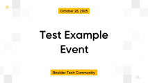 Test Example Event
