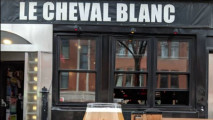 Beer at Le Cheval Blanc