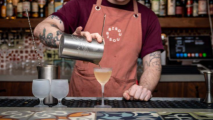 "Mixing" it up for a cocktail night out at Bar Bisou Bisou!