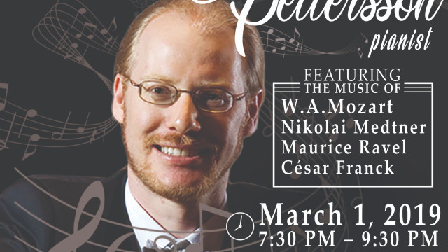 BY DONATION: Award-winning pianist from Montréal in concert!