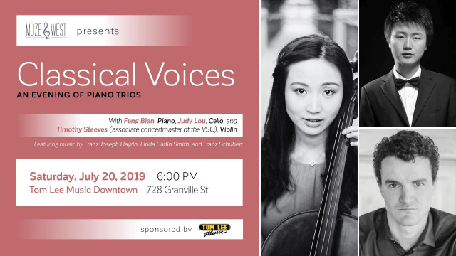 Classical Voices - Piano Trio Concert with food and refreshments