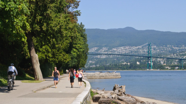 Let's Enjoy the Beautiful Coal Harbour/Stanley Park Walk...and then Bubble Tea