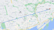 The Bloor cycle (Toronto) 30 km
