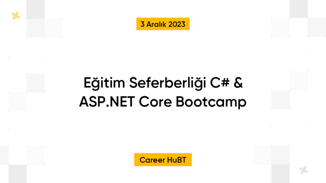 Eğitim Seferberliği C# & ASP.NET Core Bootcamp