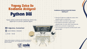 Yapay Zeka İle Kodlama Atölyesi : Python Dili