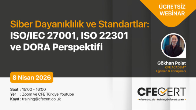 Siber Dayanıklılık & Standartlar: ISO/IEC 27001, ISO 22301 & DORA