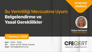 Ücretsiz Webinar - Su Verimliliği Mevzuatına Uyumu