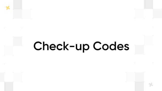 Check-up Codes