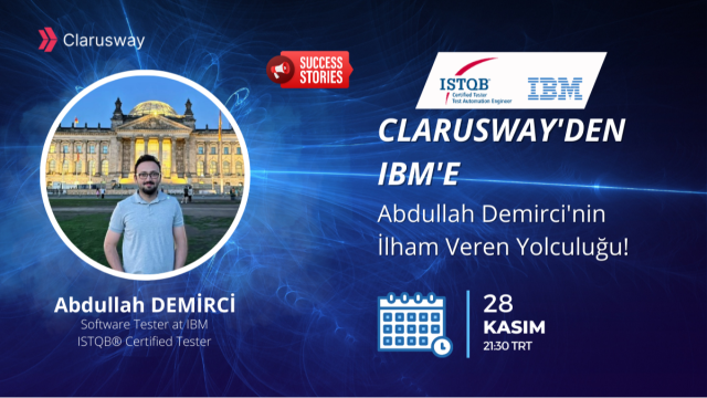Clarusway'den IBM'e | Abdullah Demirci'nin İlham Veren Yolculuğu!