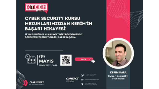 Cyber Security Kursu Mezunlarımızdan Kerim Kara'nın Başarı Hikayesi