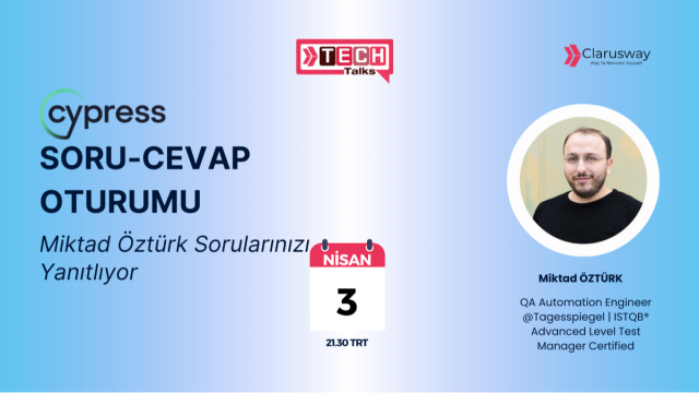 Cypress Soru&Cevap Oturumu: Miktad Öztürk Sorularınızı Yanıtlıyor