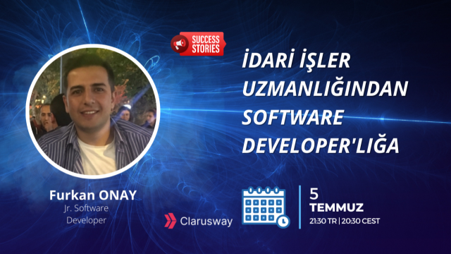 Fullstack Development Kursu Mezunlarımızdan Furkan ONAY'ın Başarı Hikayesi