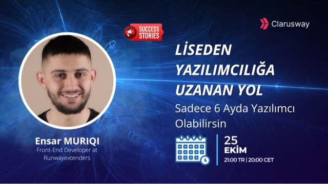 Liseden Yazılımcılığa Uzanan Yol | Sadece 6 Ayda Yazılımcı Olabilirsin