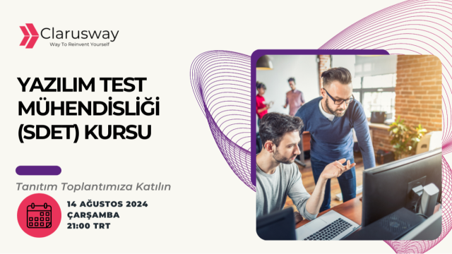 Yazılım Test Mühendisliği(SDET)/QA Tester Kursu Tanıtım Toplantısı