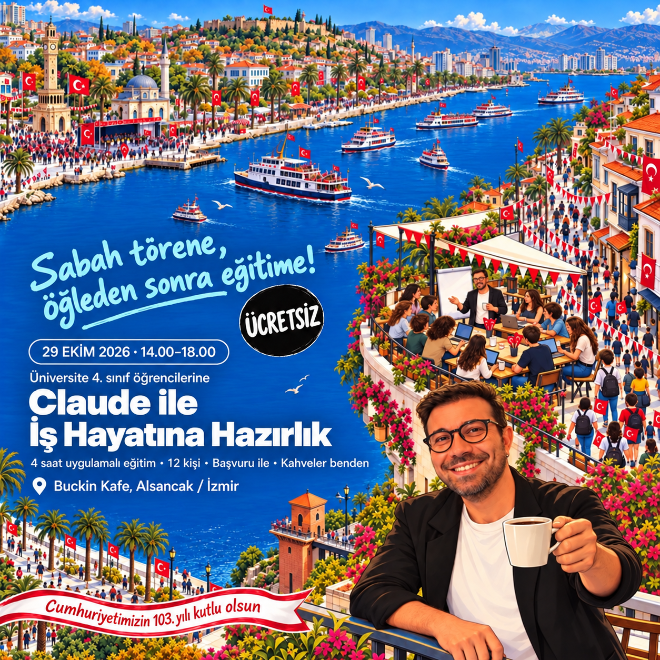 Claude ile İş Hayatına Hazırlık · Üniversite 4. Sınıflara Ücretsiz