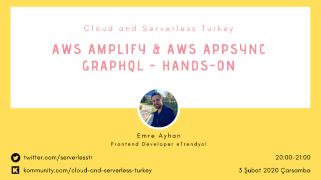 AWS Amplify & AWS AppSync GraphQL - Hands-On