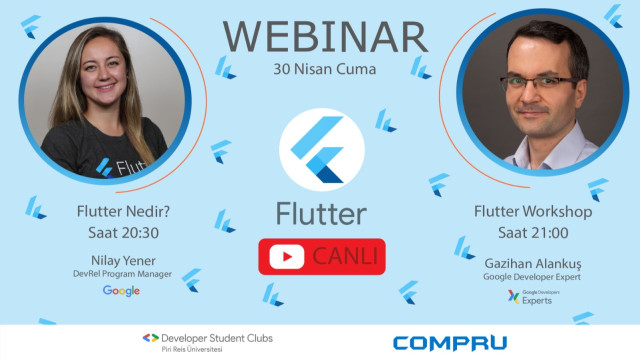 Flutter 101 Webinar I Nilay Yener I Gazihan Alankuş