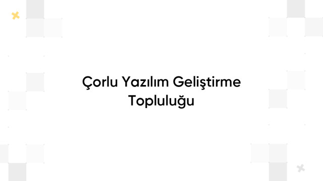 Çorlu Yazılım Geliştirme Topluluğu