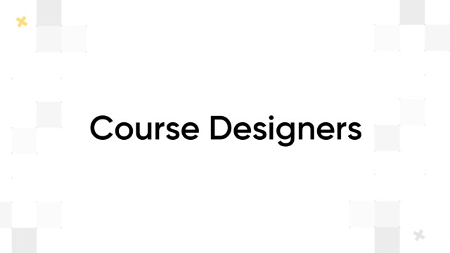 Course Designers