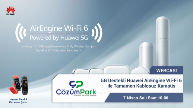 5G Destekli Huawei AirEngine Wi-Fi 6 ile Tamamen Kablosuz Kampüs