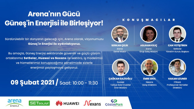 Arena'nın Gücü, Güneş'in Enerjisi ile Birleşiyor!