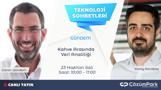 ÇözümPark Teknoloji Sohbetleri (Tech Talks) Live - Kahve Arasında Veri Analitiği