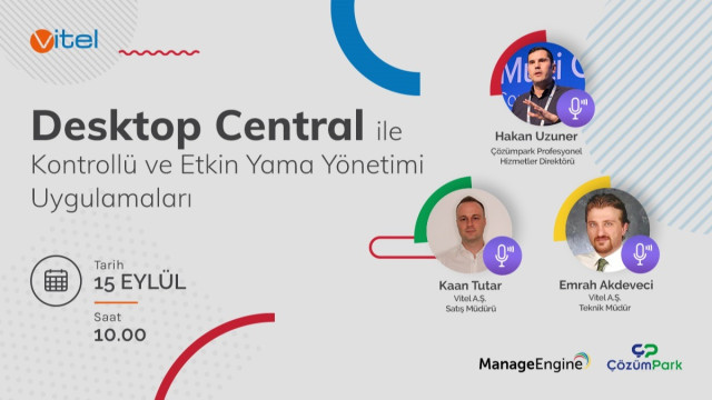 Desktop Central  ile kontrollü ve etkin yama yönetimi uygulamaları