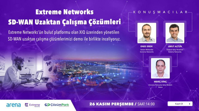 Extreme Networks SD-WAN Uzaktan Çalışma Çözümleri