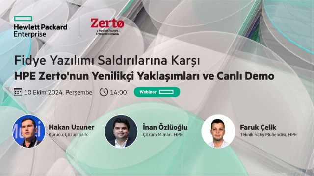 Fidye Yazılımı Saldırılarına Karşı HPE Zerto'nun Yenilikçi Yaklaşımları