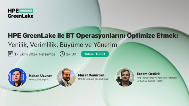 HPE GreenLake ile BT Operasyonlarını Optimize Etmek