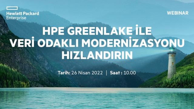 HPE Greenlake ile Veri Odaklı Modernizasyonu Hızlandırın